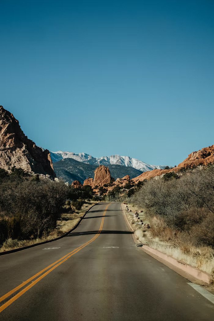 A photograph of the scenic wildnerness in Nederland, CO