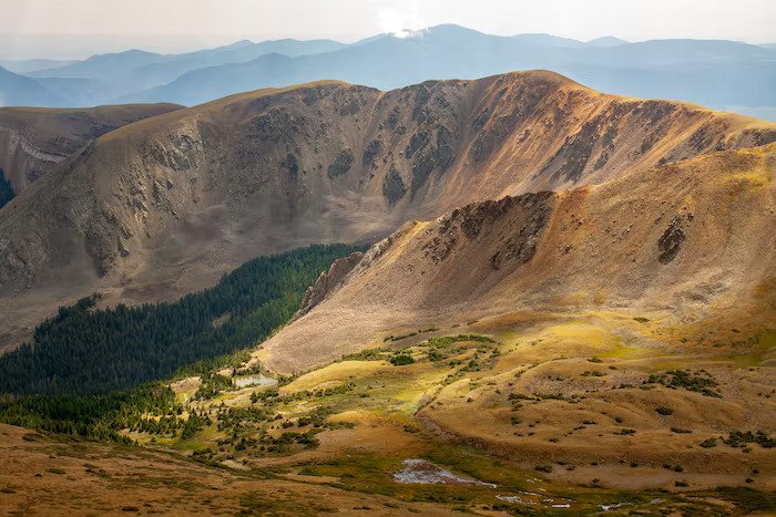 A photograph of the scenic wildnerness in Taos Ski Valley, New Mexico