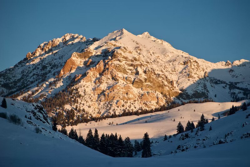 A photograph of the scenic wildnerness in Stanley, Idaho